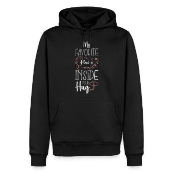 Kuscheln Teddybär Süß Freund - Männer Premium Bio Hoodie - Schwarz - Vorne - Nico (187cm)