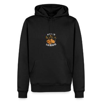 Funny Just A Girl Who Loves Capybaras Rodent - Männer Premium Bio Hoodie - Schwarz - Vorne - Nico (187cm)