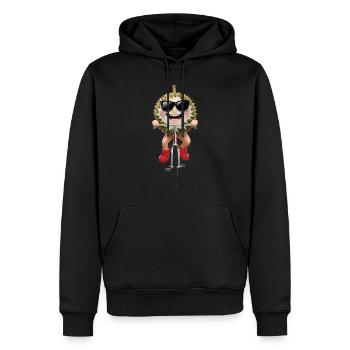 Durian Radfahren auf dem Fahrrad Geschenk - Männer Premium Bio Hoodie - Schwarz - Vorne - Nico (187cm)