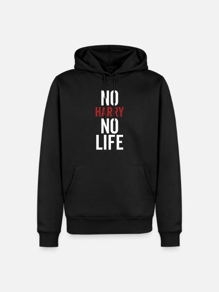 No Harry No Life - Men’s Premium Organic Hoodie - black