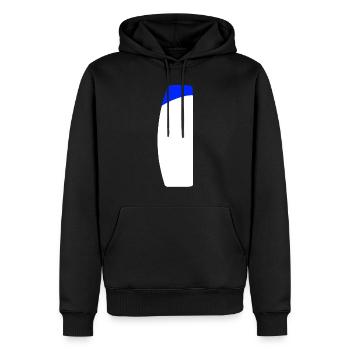 Shampoo - Men’s Premium Organic Hoodie - black - Front - Nico (187cm)