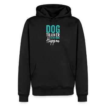 Hundeausbildung Design für Hundetrainer Perfekte S - Männer Premium Bio Hoodie - Schwarz - Vorne - Nico (187cm)