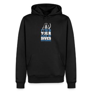Tauchen Ich finde deinen Mangel an Tauchgängen - Männer Premium Bio Hoodie - Schwarz - Vorne - Nico (187cm)