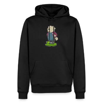 Coiffeur pour chien Ciseaux - Sweat à capuche Premium bio Homme - noir - Devant - Nico (187cm)