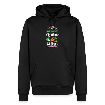 Mittagessen Schule Cafeteria-Mitarbeiter - Männer Premium Bio Hoodie - Schwarz - Vorne - Nico (187cm)