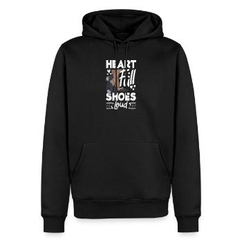 Stepptänzer, Steppschuhe, Tap Dance - Männer Premium Bio Hoodie - Schwarz - Vorne - Nico (187cm)