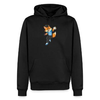 Fox Baseball Baseball Glove - Men’s Premium Organic Hoodie - black - Front - Nico (187cm)