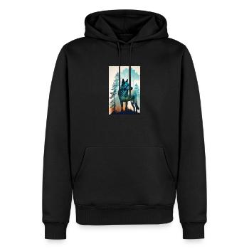 Wunderschöner Wachhund - Männer Premium Bio Hoodie - Schwarz - Vorne - Nico (187cm)