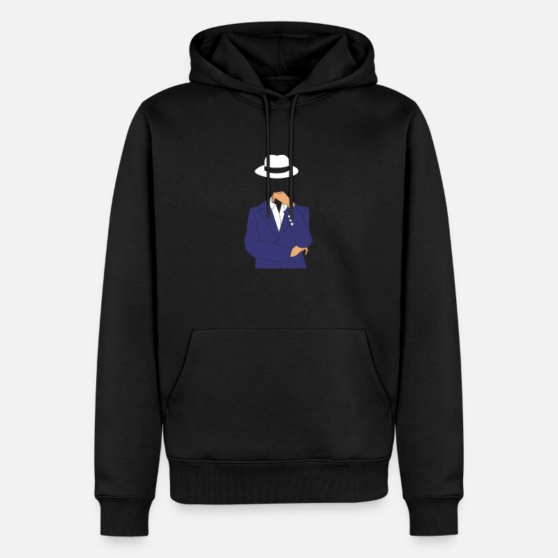 Cybersikkerhed Cyber Programmør Hacker - Herre Premium økologisk hoodie - sort