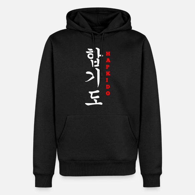 Hapkido-Kampfkunst-Geschenk - Männer Premium Bio Hoodie - Schwarz