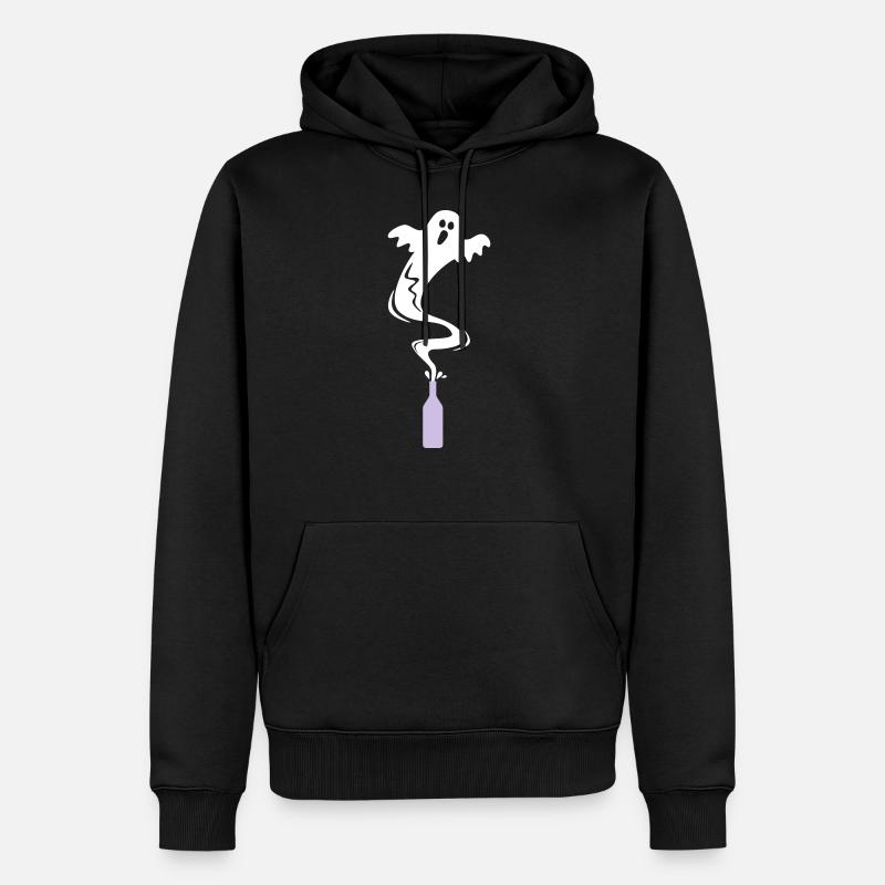 Flaschengeist - Männer Premium Bio Hoodie - Schwarz