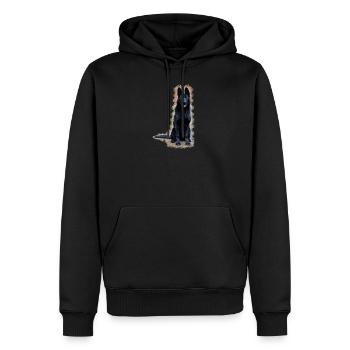 Black shepherd - Men’s Premium Organic Hoodie - black - Front - Nico (187cm)