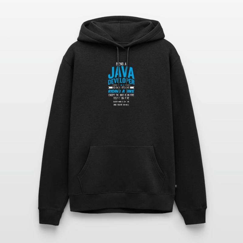 Java Developer Sweat à capuche Premium bio Homme
