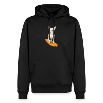 Été de surf sur planche de surf à Chihuahua - Sweat à capuche Premium bio Homme - noir - Devant - Nico (187cm)