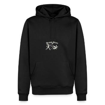 Dragon Slayer Knight Ren Faire LARP, Renaissance - Männer Premium Bio Hoodie - Schwarz - Vorne - Nico (187cm)