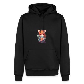 Limonade d'été pour chien japonais Shiba Inu pour - Sweat à capuche Premium bio Homme - noir - Devant - Nico (187cm)