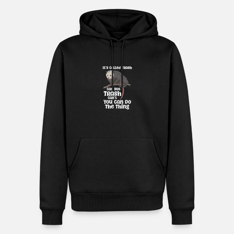 It's Called Trash Can - Männer Premium Bio Hoodie - Schwarz