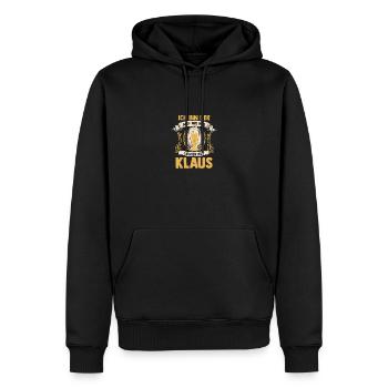 Bière Amateurs de bière Alcool Célébrer Klaus - Sweat à capuche Premium bio Homme - noir - Devant - Nico (187cm)