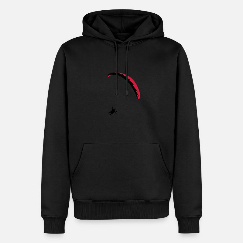 Gleitschirm Praglider - Männer Premium Bio Hoodie - Schwarz