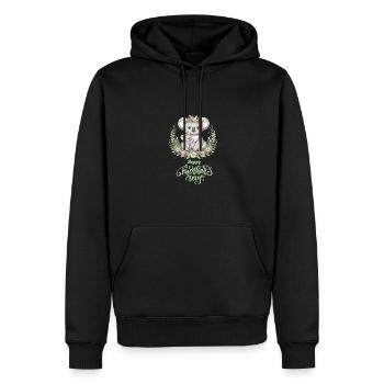 Koala Lover Hug Floral Mum Happy Mother's Day - Männer Premium Bio Hoodie - Schwarz - Vorne - Nico (187cm)