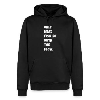 Lustig Lustiger Spruch Funny Geschenk Lustige - Männer Premium Bio Hoodie - Schwarz - Vorne - Nico (187cm)