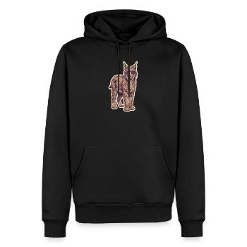 Lunettes de soleil Lynx Wildcat - Sweat à capuche Premium bio Homme - noir - Devant - Nico (187cm)