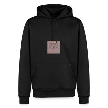 Its always you. - Männer Premium Bio Hoodie - Schwarz - Vorne - Nico (187cm)