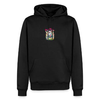 Easter Happy Easter Easter Bunny Easter Egg Spring - Men’s Premium Organic Hoodie - black - Front - Nico (187cm)