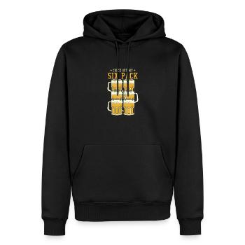 Beer Glasses Six Pack - Männer Premium Bio Hoodie - Schwarz - Vorne - Nico (187cm)