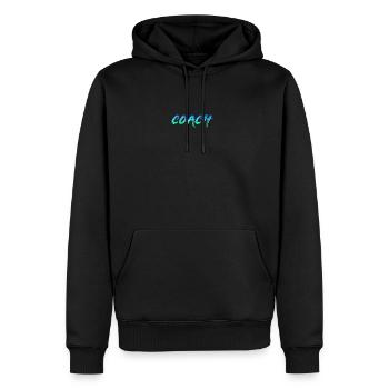 COACH - Sweat à capuche Premium bio Homme - noir - Devant - Nico (187cm)