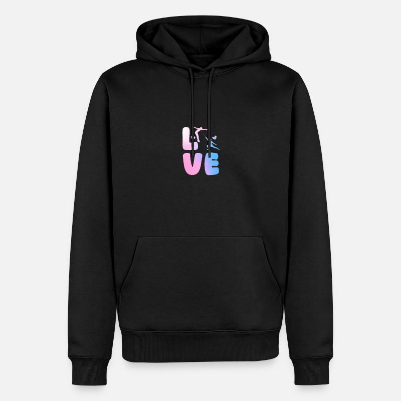 Fechter Fechten - Männer Premium Bio Hoodie - Schwarz