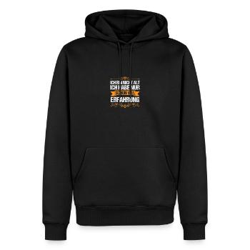Ich Bin Nicht Alt Geburtstag - Männer Premium Bio Hoodie - Schwarz - Vorne - Nico (187cm)