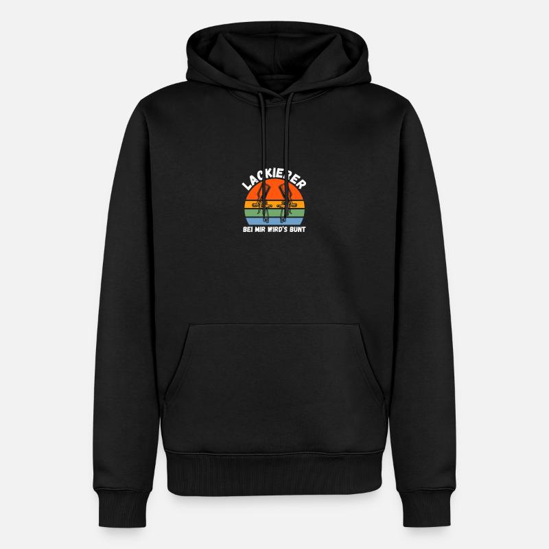 Peintre automobile Peintre automobile Peintre - Sweat à capuche Premium bio Homme - noir
