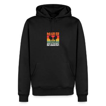 Maurermeister Maurergeselle Maurer - Männer Premium Bio Hoodie - Schwarz - Vorne - Nico (187cm)