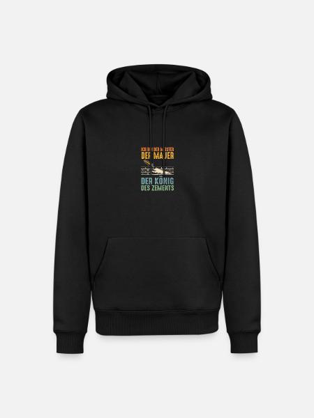Master Bricklayer Journeyman Bricklayer - Men’s Premium Organic Hoodie - black