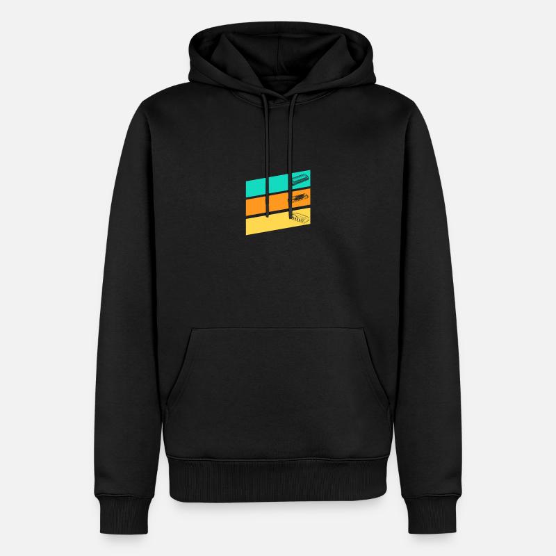 Harmonica Harmonica - Sweat à capuche Premium bio Homme - noir