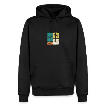 Harmonica Harmonica - Men’s Premium Organic Hoodie - black - Front - Nico (187cm)