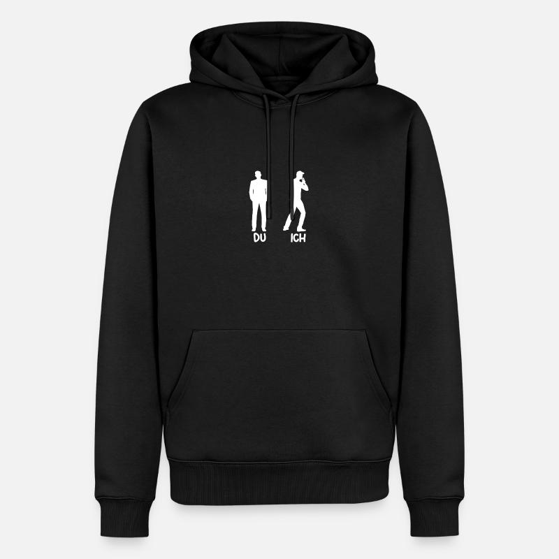 Harmonica Harmonica - Sweat à capuche Premium bio Homme - noir