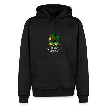 Französisch-Guayana - Männer Premium Bio Hoodie - Schwarz - Vorne - Nico (187cm)