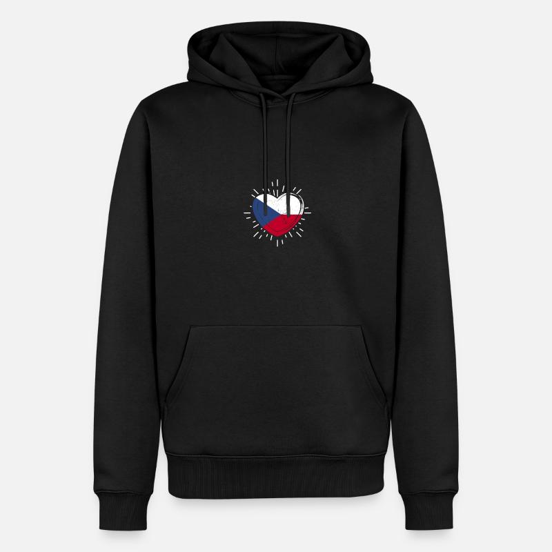 Tschechen Tschechisch Tschechien - Männer Premium Bio Hoodie - Schwarz