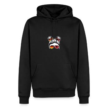 Albanais Albanais Allemagne Albanie - Sweat à capuche Premium bio Homme - noir - Devant - Nico (187cm)