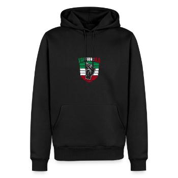 Italien Italiener Vaffanculo - Männer Premium Bio Hoodie - Schwarz - Vorne - Nico (187cm)