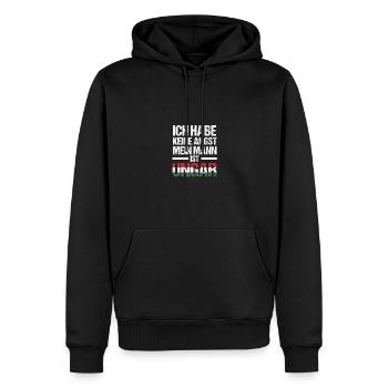 Magyaren Ungarn - Männer Premium Bio Hoodie - Schwarz - Vorne - Nico (187cm)