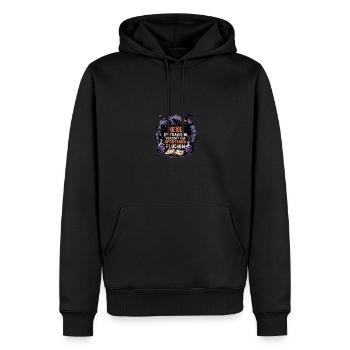 Witch Witch Broom Witch Costume Halloween - Men’s Premium Organic Hoodie - black - Front - Nico (187cm)
