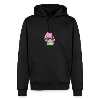 Weihnachten Weihnachtswichtel Weihnachtsgnom - Männer Premium Bio Hoodie - Schwarz - Vorne - Nico (187cm)