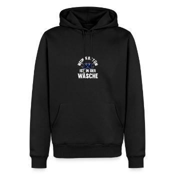 Costume de carnaval Carnaval - Sweat à capuche Premium bio Homme - noir - Devant - Nico (187cm)