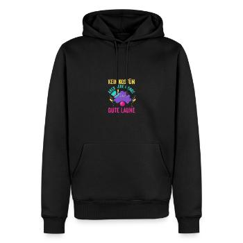 Costume de carnaval Carnaval - Sweat à capuche Premium bio Homme - noir - Devant - Nico (187cm)