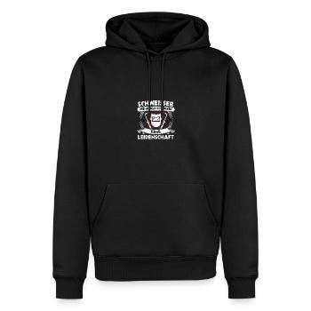 Soudage Soudeurs Soudeurs - Sweat à capuche Premium bio Homme - noir - Devant - Nico (187cm)