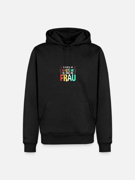 Jecken Fasching Karneval - Männer Premium Bio Hoodie - Schwarz