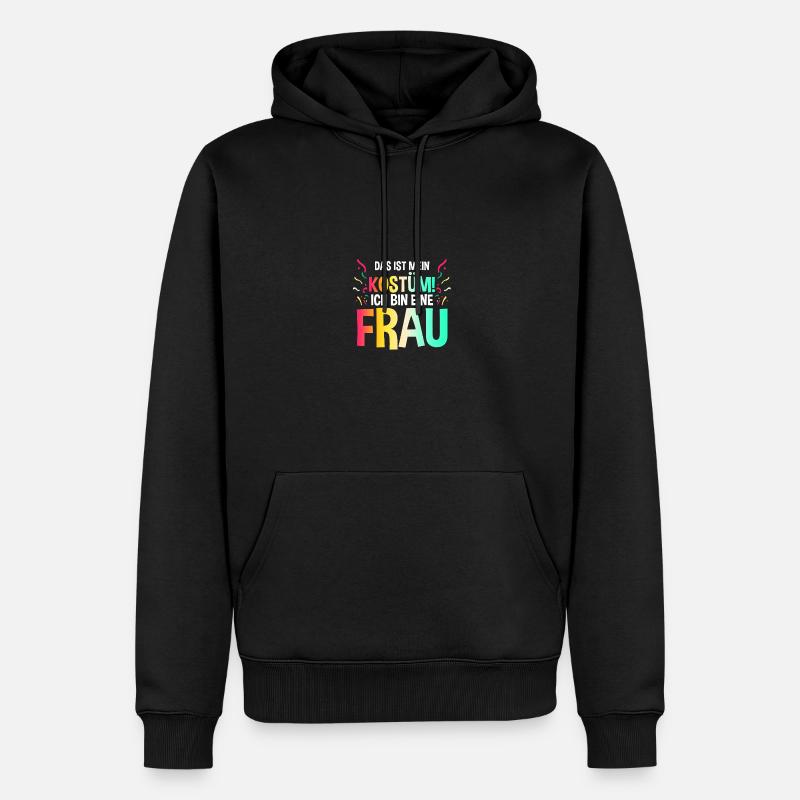 Carnaval de Jecken Carnaval - Sweat à capuche Premium bio Homme - noir